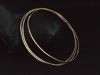 Armband met drie kleuren goud