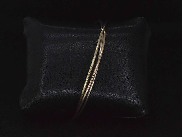 Armband met drie kleuren goud - afbeelding 3 van  7