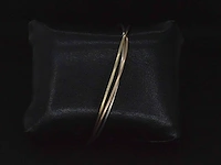 Armband met drie kleuren goud - afbeelding 3 van  7