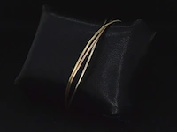 Armband met drie kleuren goud - afbeelding 4 van  7