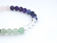 Armband met natuurlijke diverse edelstenen - juwelierskwaliteit - afbeelding 4 van  4