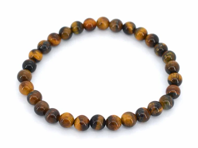 Armband met natuurlijke tijger oog edelstenen - juwelierskwaliteit - afbeelding 1 van  5