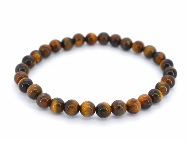 Armband met natuurlijke tijger oog edelstenen - juwelierskwaliteit - afbeelding 2 van  5