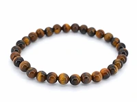 Armband met natuurlijke tijger oog edelstenen - juwelierskwaliteit - afbeelding 2 van  5
