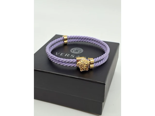 Armband, versace, medusa, paars - afbeelding 1 van  7