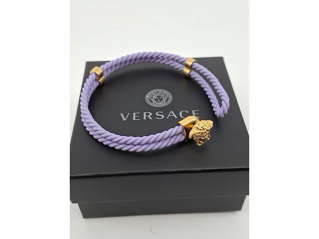 Armband, versace, medusa, paars - afbeelding 2 van  7