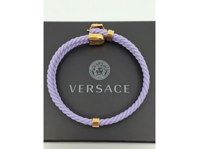 Armband, versace, medusa, paars - afbeelding 3 van  7