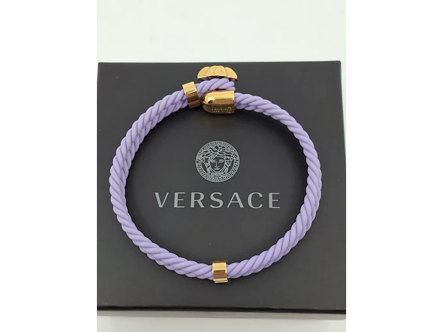 Armband, versace, medusa, paars - afbeelding 4 van  7