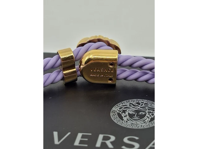 Armband, versace, medusa, paars - afbeelding 7 van  7