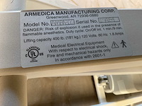 Armedica manufacturing corp. amba300 performa treatment table - afbeelding 6 van  8
