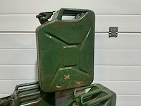 Army 25 liter staal jerrycan (6x) - afbeelding 2 van  7