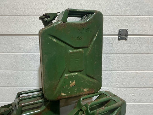 Army 25 liter staal jerrycan (6x) - afbeelding 2 van  7