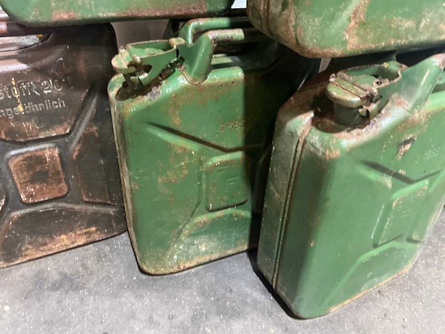 Army 25 liter staal jerrycan (6x) - afbeelding 6 van  7