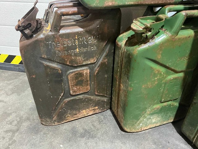 Army 25 liter staal jerrycan (6x) - afbeelding 7 van  7