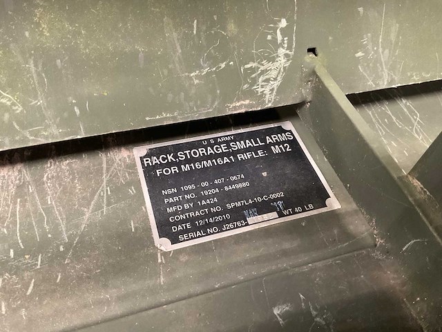 Army storage rek (4x) - afbeelding 2 van  7