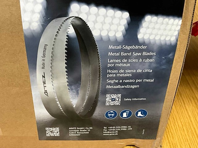 Arntz nieuwe metaalbandzagen (10x) - afbeelding 4 van  4