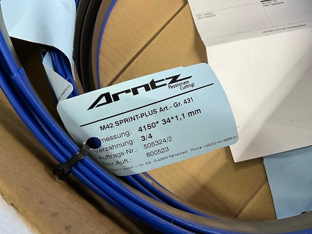 Arntz nieuwe metaalbandzagen (10x) - afbeelding 2 van  3