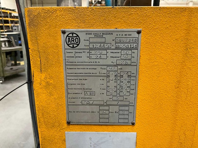 Aro 1244sc puntlasmachine - afbeelding 6 van  7