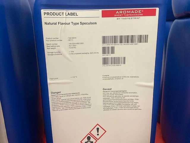 Aromade natuurlijk speculoosaroma 10kg (2x) - afbeelding 1 van  2