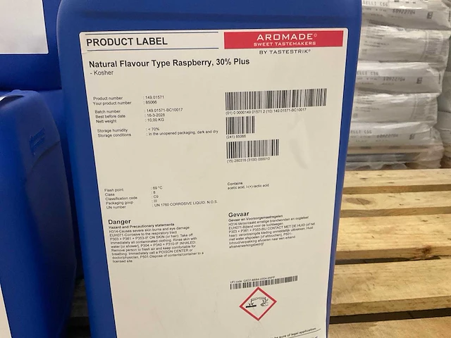 Aromade natuurlijke smaakstof framboos (2x) - afbeelding 1 van  2