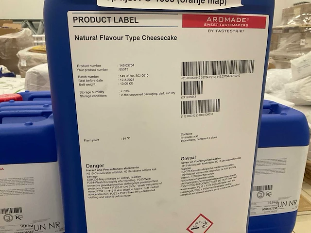 Aromade natuurlijke smaakstof type cheesecake 10kg (5x) - afbeelding 1 van  2