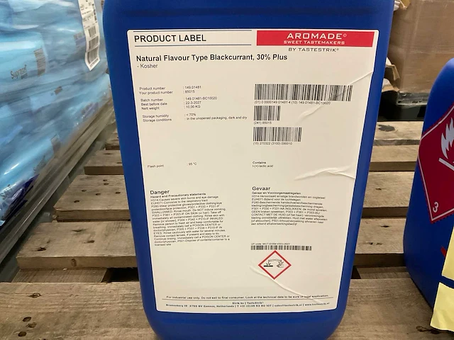 Aromade zwartebessensmaakconcentraat natuurlijk 10kg (2x) - afbeelding 1 van  2