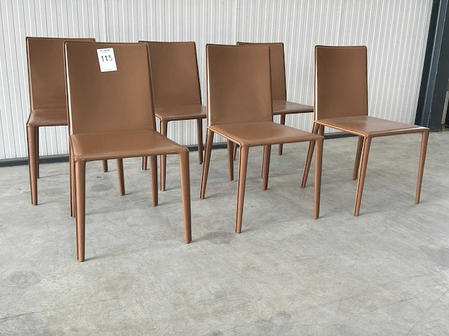 Arper 1012 eetkamerstoel (6x) - afbeelding 3 van  6