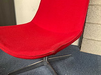 Arper catifa 60 rode design lounge fauteuil - afbeelding 10 van  12