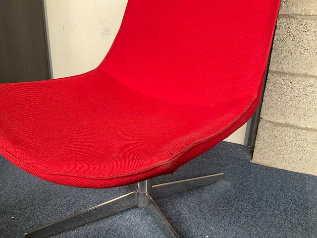 Arper catifa 60 rode design lounge fauteuil - afbeelding 10 van  12