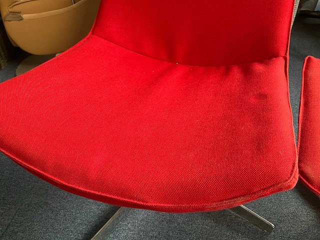 Arper catifa 60 rode design lounge fauteuil - afbeelding 11 van  12