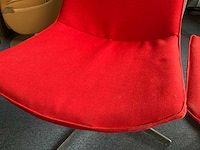 Arper catifa 60 rode design lounge fauteuil - afbeelding 11 van  12