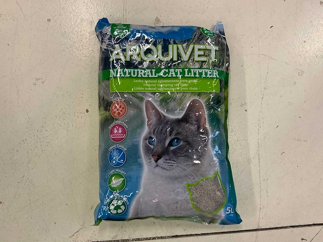 Arquivet natuurlijke kattenbakvulling (14x) - afbeelding 3 van  4