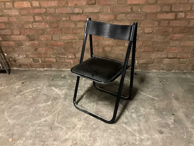 Arrben italy - klapstoel leder (5x) - afbeelding 1 van  3