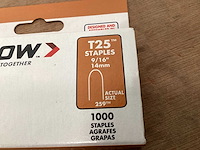 Arrow 9/16” t25 nieten, doos 1000 stuks (90x) - afbeelding 2 van  2