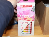 Art creation arcyl verf set 12x12 ml 4 sets loc p14 - afbeelding 5 van  5