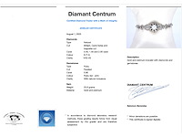 Art deco armband in goud en platina met natuurlijke diamanten en robijnen - afbeelding 3 van  8