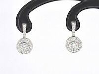 Art-deco oorbellen met diamanten - afbeelding 1 van  11