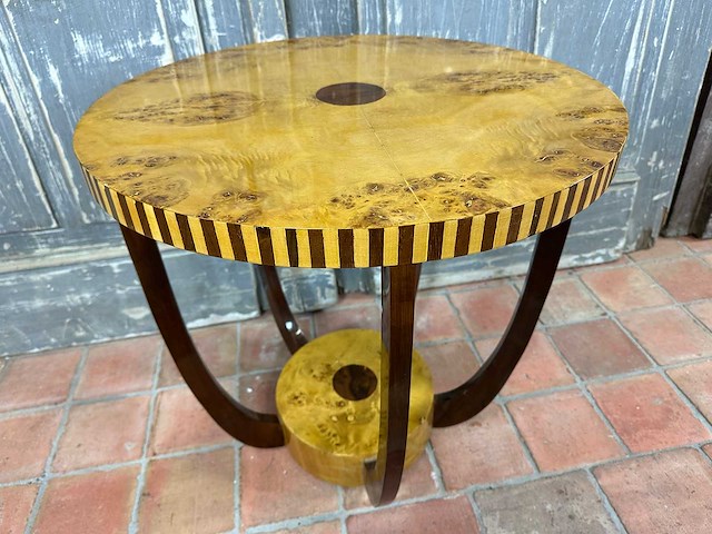 Art deco stijl bijzettafel - afbeelding 2 van  2