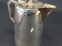 Art deco stijl engels verzilverde theepot - afbeelding 3 van  5
