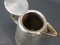 Art deco stijl engels verzilverde theepot - afbeelding 4 van  5