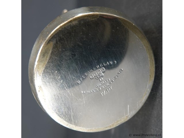 Art deco stijl engels verzilverde theepot - afbeelding 5 van  5