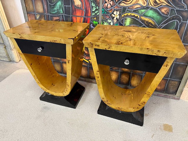 Art deco stijl opbergkast (2x) - afbeelding 1 van  4