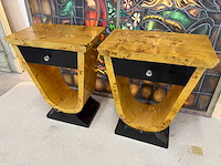 Art deco stijl opbergkast (2x) - afbeelding 1 van  4