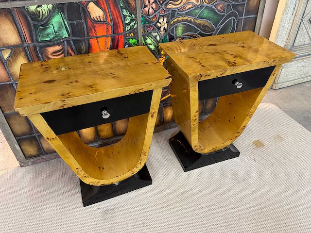 Art deco stijl opbergkast (2x) - afbeelding 4 van  4