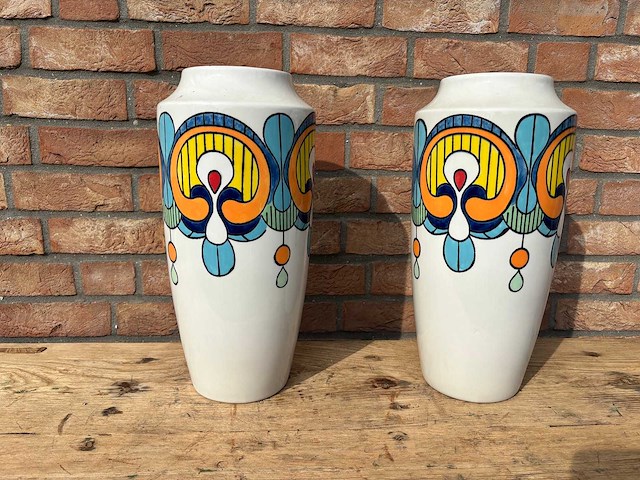 Art deco stijl vaas - afbeelding 1 van  3