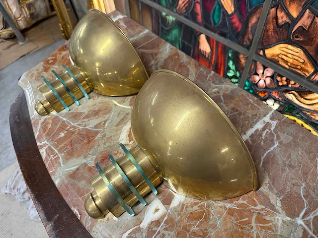 Art deco stijl wandlamp - afbeelding 1 van  2