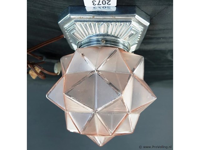 Art deco tafellamp, waarschijnlijk frankart - afbeelding 2 van  5