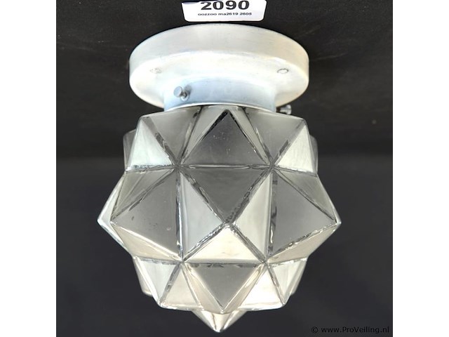 Art deco tafellamp, waarschijnlijk frankart. - afbeelding 1 van  5