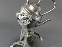 Art deco-tinwerk tinnen bouilloir - afbeelding 2 van  10