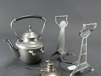 Art deco-tinwerk tinnen bouilloir - afbeelding 5 van  10